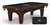 University of Colorado 8 ft. Pool Table with a Navajo Finish - Free Professional Installation
