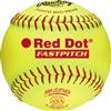 Rawlings ASA NFHS 11 inch Red Dot Leather Softballs (PX11RYLA) ( 1 Dozen Balls) 