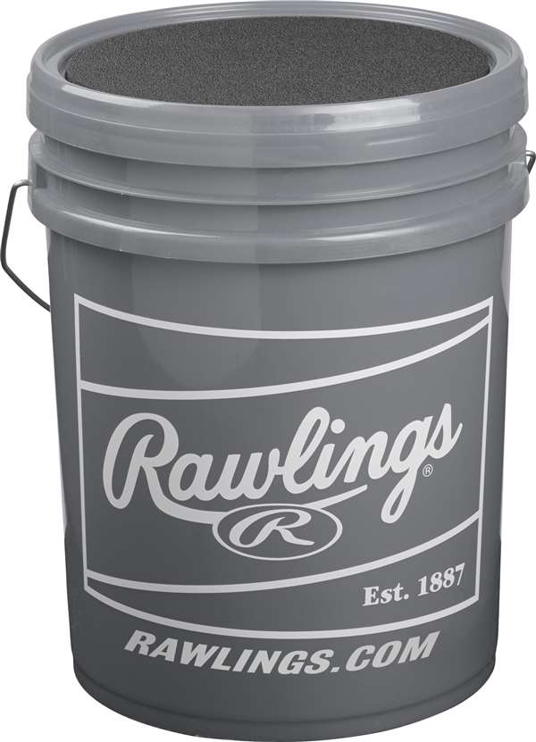 Rawlings 6 Gallon High School Baseball / Bucket Combo - Includes 24 Balls