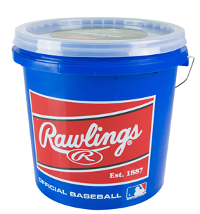 Rawlings 3 Gallon 12 & Under Baseball - Bucket Combo (2 Dozen Balls)