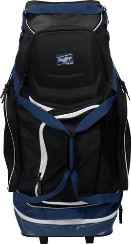 Rawlings R1502 Wheeled Catchers Bag - Navy  