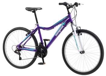 Mongoose Silva Women's 26 inch ATB Bike, Bicycle Purple