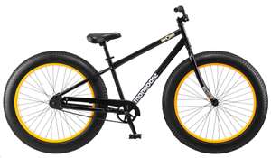Mongoose Brutus Bicycle, Black, 26-Inch