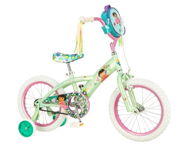 Dora Bicycle (16-Inch, Mint/Pink)