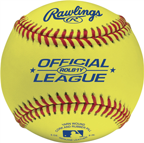 Rawlings Official League Yellow Baseball (1 Dozen Balls)