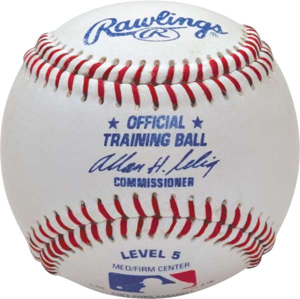 Rawlings Level 5 Polyeurethane Medium Firm Center Ages (7-10) Training Baseball (1 Dozen Balls)