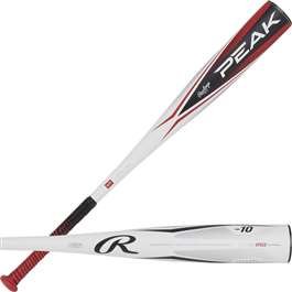 Rawlings Peak -10 (2 3/4" Barrel) Ussssa Youth Baseball Bat  