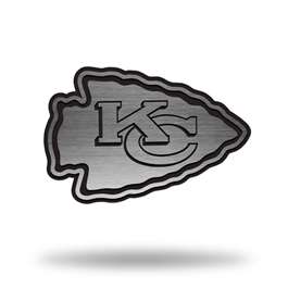 Kansas City Chiefs Standard Antique Nickel Auto Emblem for Car/Truck/SUV    