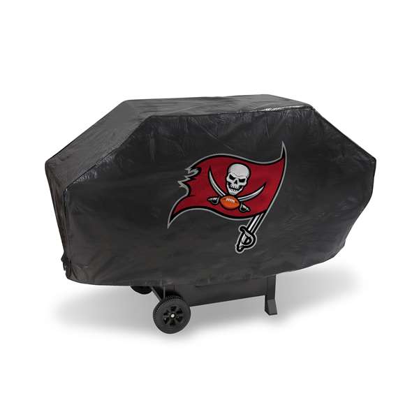 Tampa Bay Buccaneers  Deluxe Vinyl Grill Cover - 68" Wide/Heavy Duty/Velcro Staps    