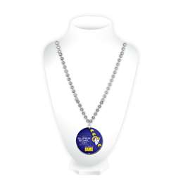 Los Angeles Rams Super Bowl LVI   Beads With Medallion 