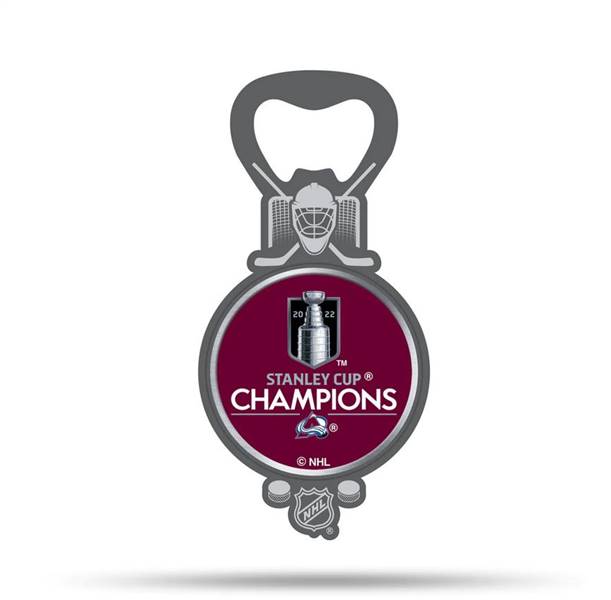 Colorado Hockey Avalanche 2022 Stanley Cup Champions Bottle Opener Magnet  