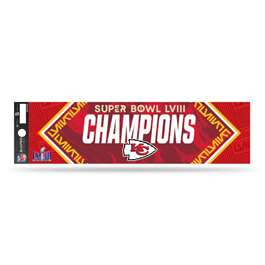 Kansas City Chiefs Super Bowl LVIII Champions Bumper Sticker 