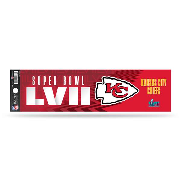 Kansas City Chiefs LVII Super Bowl Bound Bumper Sticker  