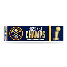 Denver Nuggets 2023 NBA Champions Bumper Sticker  