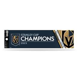 Vegas Golden Knights NHL 2023 Stanley Cup Champions Bumper Sticker  