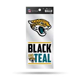 Jacksonville Jaguars DSS Double Up Die Cut Sticker 