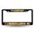 Pittsburgh Steelers  Black Chrome Frame with Decal Inserts 12" x 6" Car/Truck Auto Accessory    