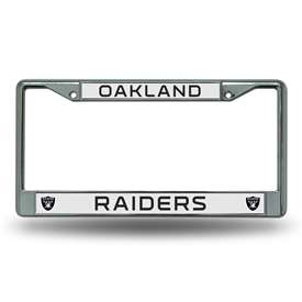 Las Vegas Raiders Chrome License Plate Frame  