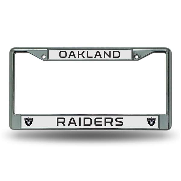 Las Vegas Raiders Chrome License Plate Frame  