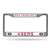 San Francisco 49ers Premium 12" x 6" Chrome Frame With Plastic Inserts - Car/Truck/SUV Automobile Accessory    