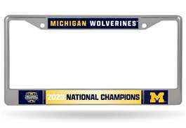 Michigan Wolverines 2023-24 CFP National Champions Chrome Frame  