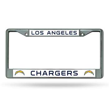 Los Angeles Chargers Rico Chrome License Plate Frame