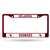 Oklahoma Sooners Colored Chrome 12 x 6 License Plate Frame  