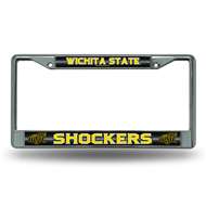 Wichita State  Shockers Rico Chrome License Plate Frame