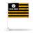 Pittsburgh Steelers Country Double Sided Car Flag -  16" x 19" - Strong Pole that Hooks Onto Car/Truck/Automobile    