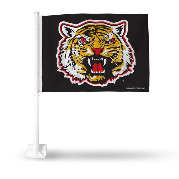 Grambling State Tigers Alternate Double Sided Car Flag -  16" x 19" - Strong Pole that Hooks Onto Car/Truck/Automobile    