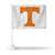 Tennessee Volunteers Block Double Sided Car Flag -  16" x 19" - Strong Pole that Hooks Onto Car/Truck/Automobile    