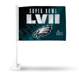 Philadelphia Eagles LVII Super Bowl Bound Car Flag  