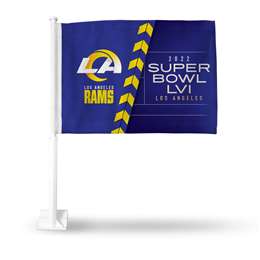 Los Angeles Rams Super Bowl LVI Champions Car Flag 
