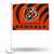 Cincinnati Bengals Standard Double Sided Car Flag -  16" x 19" - Strong Pole that Hooks Onto Car/Truck/Automobile    