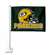Green Bay Packers Green Helmet Double Sided Car Flag -  16" x 19" - Strong Pole that Hooks Onto Car/Truck/Automobile    