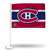 Montreal Canadiens Standard Double Sided Car Flag -  16" x 19" - Strong Pole that Hooks Onto Car/Truck/Automobile    