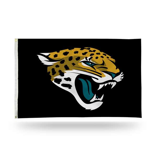 Jacksonville Jaguars Standard 3' x 5' Banner Flag Single Sided - Indoor or Outdoor - Home D?cor    