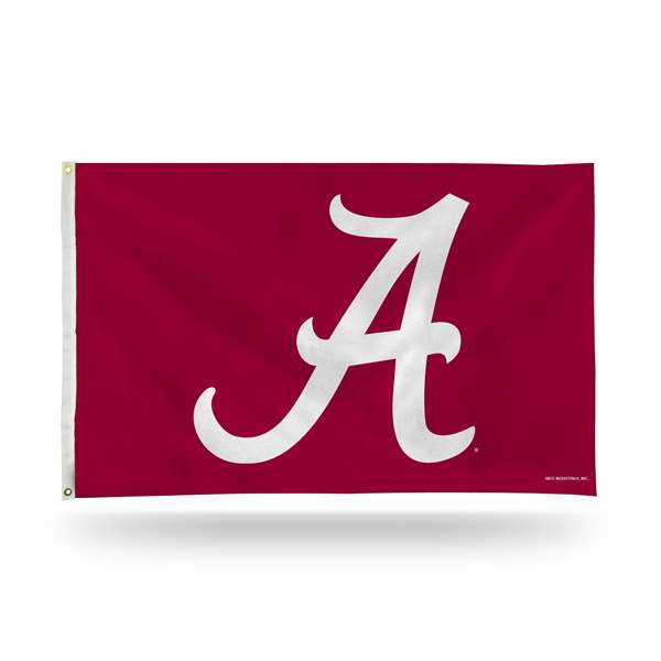 Alabama Crimson Tide Standard 3' x 5' Banner Flag Single Sided - Indoor or Outdoor - Home D?cor    