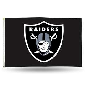 Las Vegas Raiders Standard 3' x 5' Banner Flag Single Sided - Indoor or Outdoor - Home D?cor    