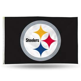 Pittsburgh Steelers Standard 3' x 5' Banner Flag Single Sided - Indoor or Outdoor - Home D?cor    