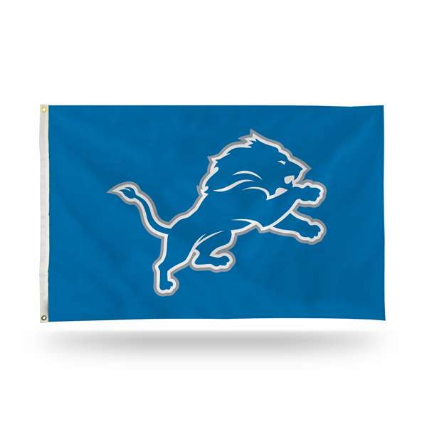 Detroit Lions Standard 3' x 5' Banner Flag Single Sided - Indoor or Outdoor - Home D?cor    