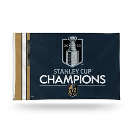 Vegas Golden Knights NHL 2023 Stanley Cup Champions 3' x 5' Banner Flag Single Sided - Indoor or Outdoor - Home D?cor    