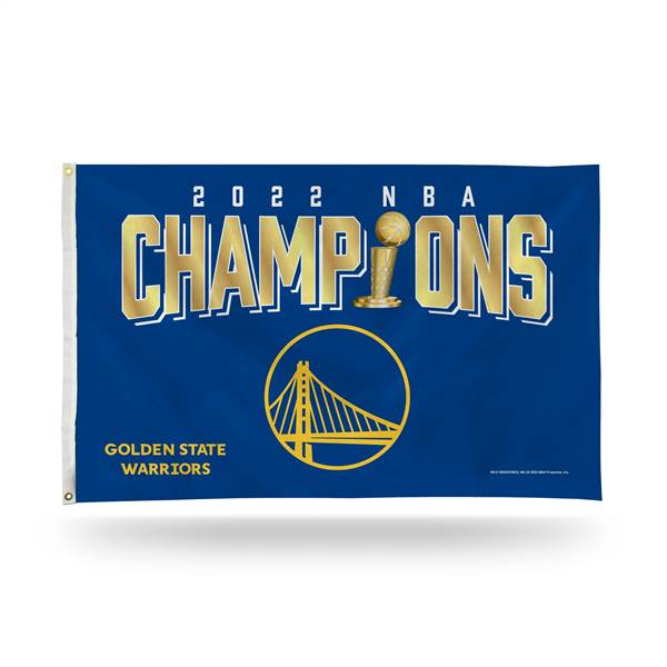 Golden State Basketball Warriors 2022 NBA Finals Champions Banner Flag 3X5