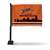 Cincinnati Bengals Alternate Double Sided Car Flag with Black Pole -  16" x 19" - Strong Pole that Hooks Onto Car/Truck/Automobile    