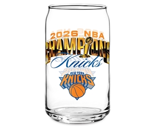 New York Knicks 2026 NBA Champions 16-oz Can Shaped Glass  