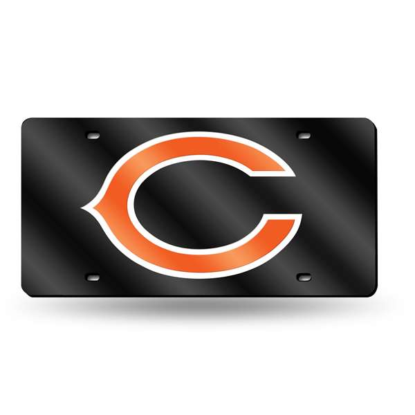 Chicago Bears Blue 12" x 6" Laser Cut Tag For Car/Truck/SUV - Automobile D?cor    