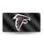 Atlanta Falcons Black 12" x 6" Laser Cut Tag For Car/Truck/SUV - Automobile D?cor    