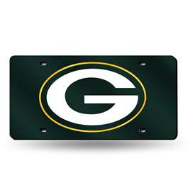 Green Bay Packers Green 12" x 6" Laser Cut Tag For Car/Truck/SUV - Automobile D?cor    