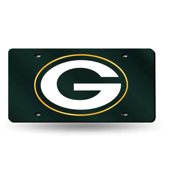 Green Bay Packers Green 12" x 6" Laser Cut Tag For Car/Truck/SUV - Automobile D?cor    