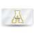 Appalachian State Mountaineers Standard 12" x 6" Silver Laser Cut Tag For Car/Truck/SUV - Automobile D?cor    